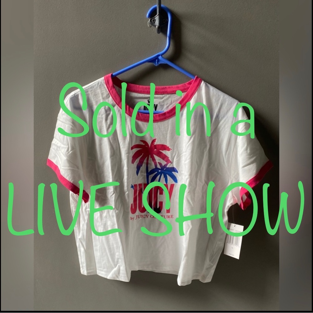 Juicy Couture Short Sleeve Crop Top